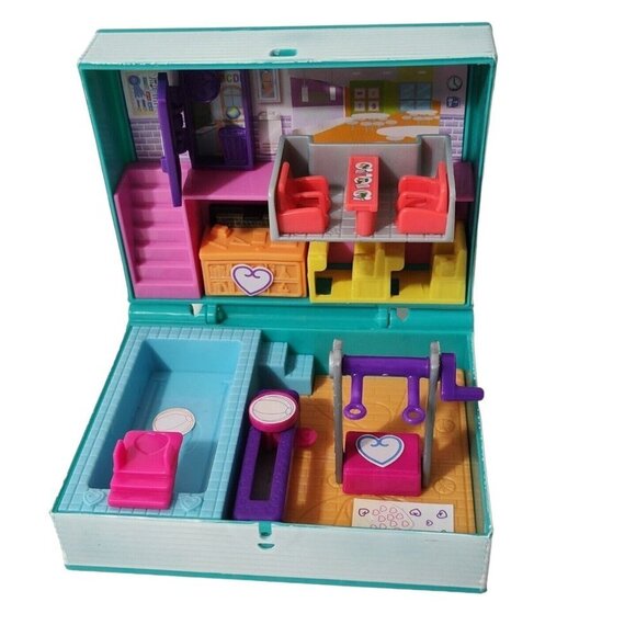 Polly Pocket Big Pocket World Sandcastle and Mini Middle School Playsets ONLY - Picture 7 of 14